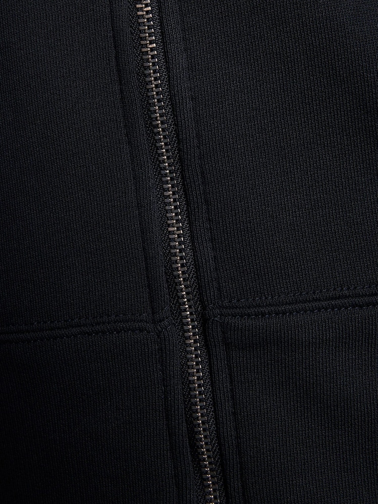 Lyle & Scott Blue Zip Through Hoodie - Image 6 of 6