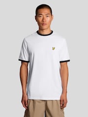 Lyle & Scott White Ringer T-Shirt - Image 1 of 5