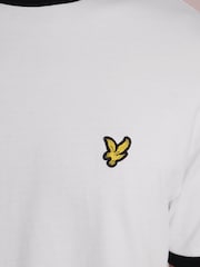 Lyle & Scott White Ringer T-Shirt - Image 5 of 5