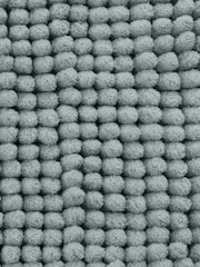 Catherine Lansfield Sage Green Bobble Long Runner Bath Mat - Image 3 of 3