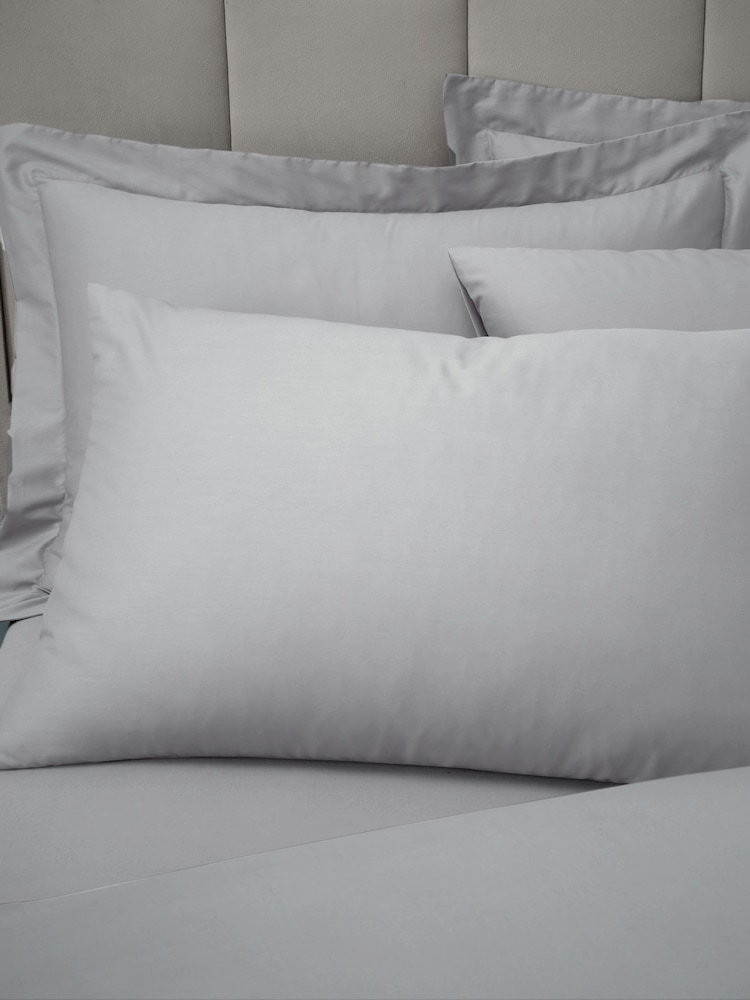 حزمة من 2 غطاء وسادة قطن بعدد 180 خيط في البوصة المربعة من Bianca - صورة 1 من 3