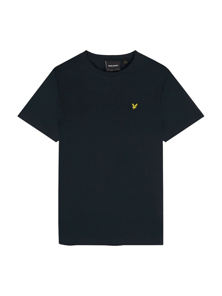 Lyle & Scott Blue Plain T-Shirt - Image 6 of 6