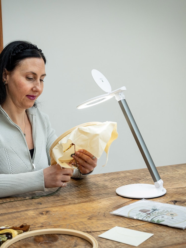 Daylight Company White Halo Go 2 Rechargeable Lamp - Image 1 of 6