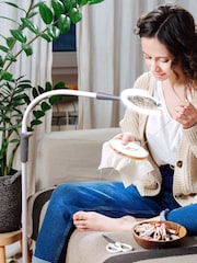 Daylight Company White Magnificent Pro Floor Lamp - Image 3 of 6