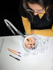 Daylight Company White Magnificent Pro Floor Lamp - Image 5 of 6