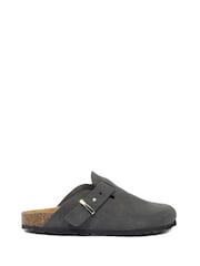 Celtic & Co. Grey Stud Strap Clogs - Image 1 of 4