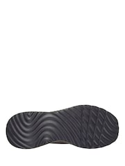 Skechers Charcoal Grey Bobs Squad Chaos Solid Step Slip Ins Trainers - Image 5 of 6