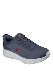 Skechers Navy Bobs B Flex Slip Ins Trainers - Image 3 of 6