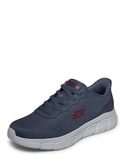 Skechers Navy Bobs B Flex Slip Ins Trainers - Image 4 of 6