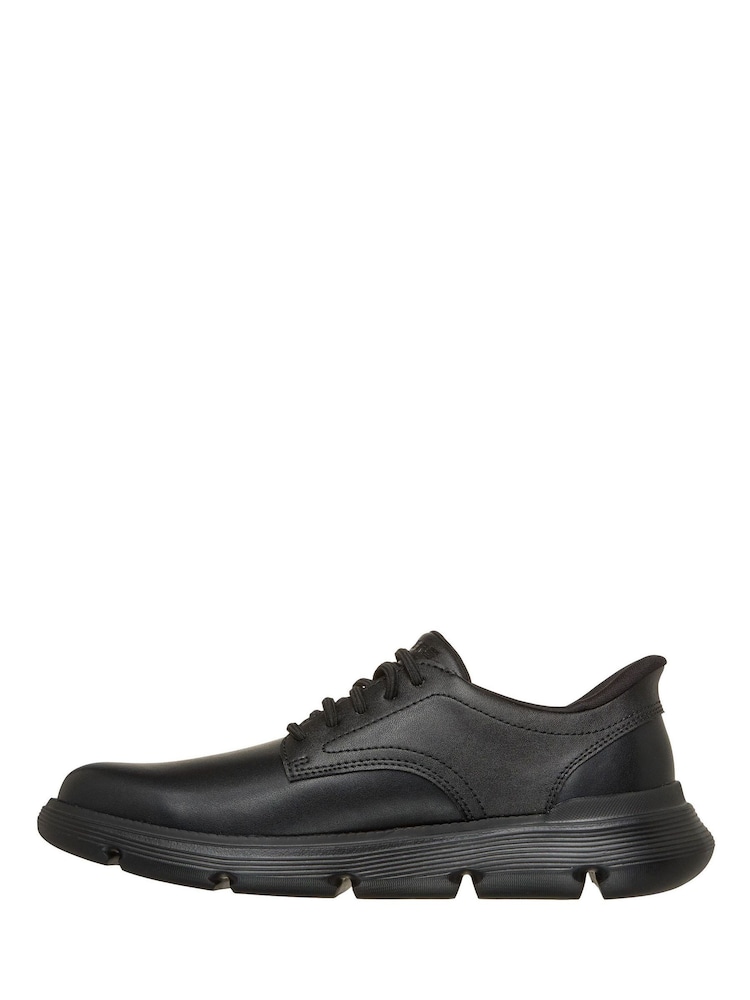 Skechers Black Garza Duran Slip Shoes - Image 2 of 6