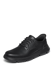Skechers Black Garza Duran Slip Shoes - Image 4 of 6