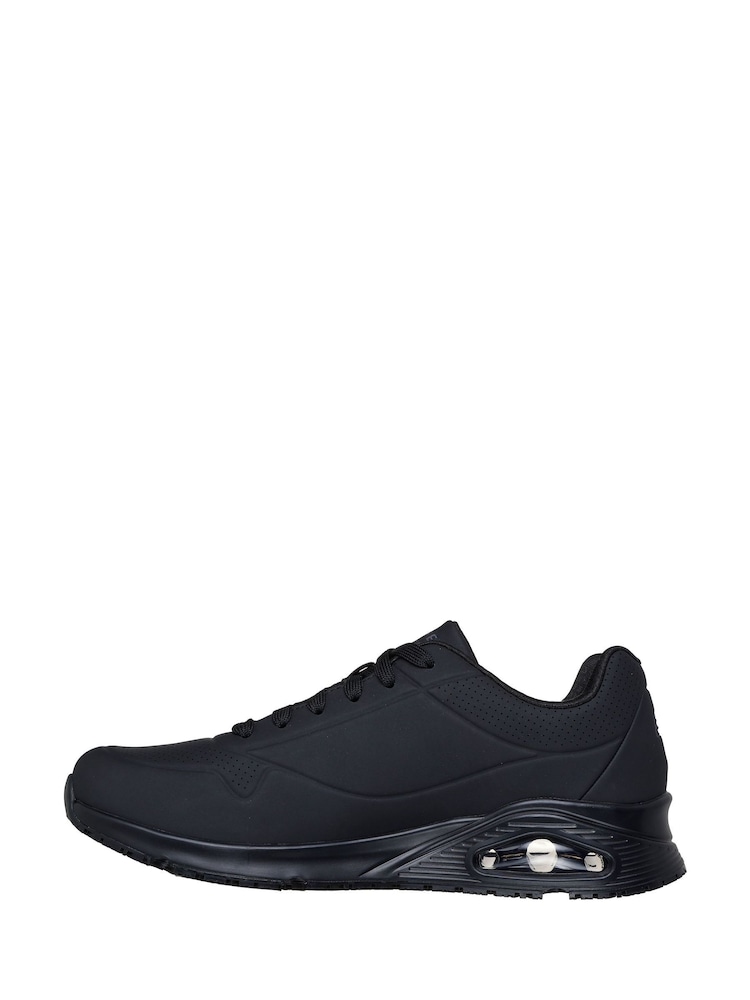 Skechers Black Uno Trainers - Image 2 of 5