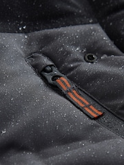 Black/Grey Waterproof Padded Coat (12mths-10yrs) - Image 10 of 10