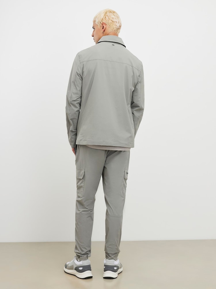River Island Grey Skinny Fit Cargo Trousers - Image 2 of 4