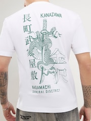 River Island Regular Fit Kanazawa Snake T-Shirt - Slika 4 iz 4