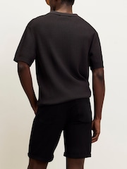 River Island Black Slim Fit Denim Shorts - Image 2 of 3