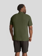 Lyle & Scott Green Plain Polo Shirt - Image 3 of 4