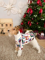 Ecru Stamps Matching Family Christmas Pet Pyjamas - Image 1 of 8