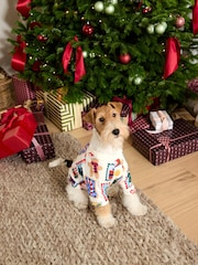 Ecru Stamps Matching Family Christmas Pet Pyjamas - Image 2 of 8