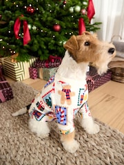 Ecru Stamps Matching Family Christmas Pet Pyjamas - Image 3 of 8