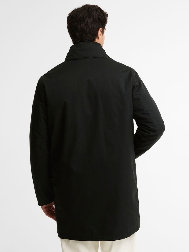 Barbour International Black Hybridge Waterproof Jacket - Image 2 of 7 Barbour International Black Hybridge Waterproof Jacket - Image 2 of 7