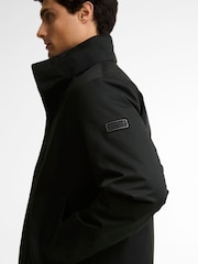 Barbour International Black Hybridge Waterproof Jacket - Image 3 of 7
