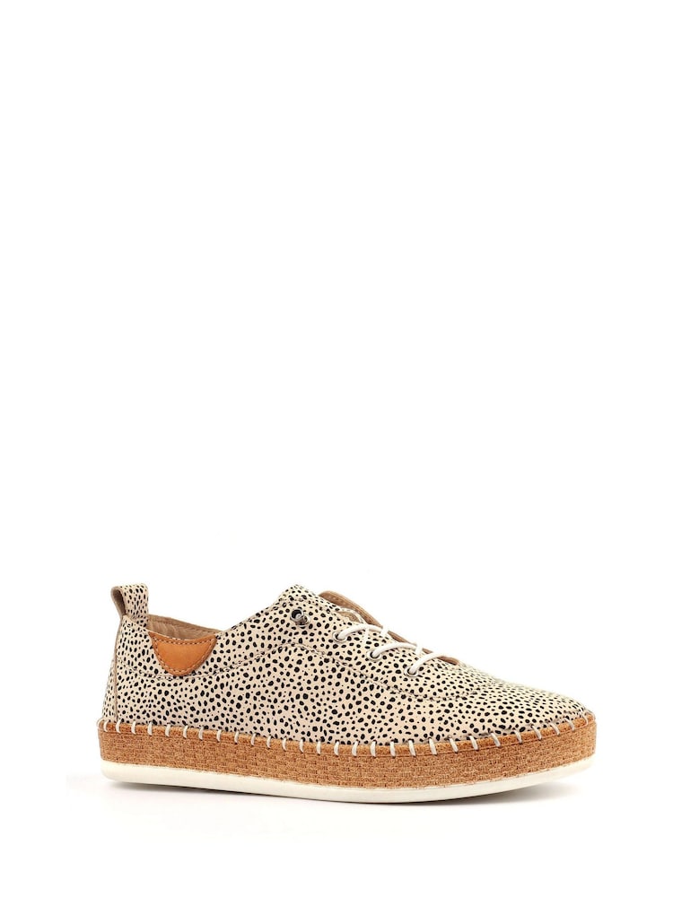 Lunar Animal Evette A Leather Plimsoll Shoes - Image 1 of 7