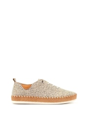 Lunar Animal Evette A Leather Plimsoll Shoes - Image 2 of 7