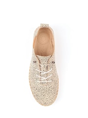 Lunar Animal Evette A Leather Plimsoll Shoes - Image 5 of 7