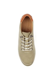 Lunar Green Penelopy Leather Trainers - Image 6 of 6