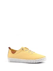 Lunar Yellow Flamborough Leather Shoes - Image 1 of 5