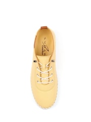 Lunar Yellow Flamborough Leather Shoes - Image 5 of 5