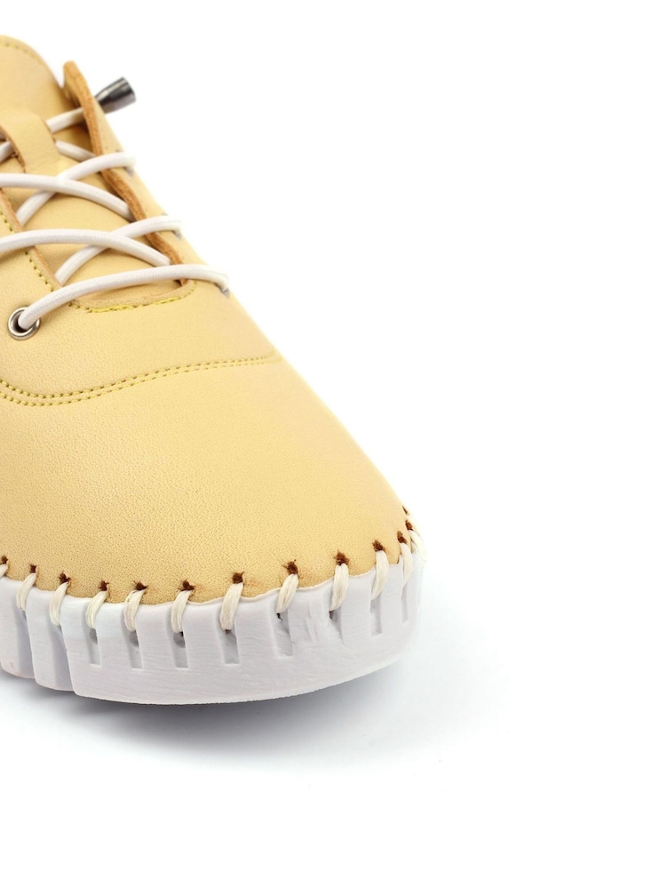 Lunar Yellow Flamborough Shoes - Image 6 of 6