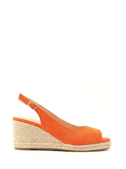 Lunar Orange Pia Wedge Shoes - Image 2 of 6