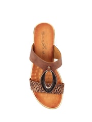 Lunar Brown Paradise Sandals - Image 7 of 7