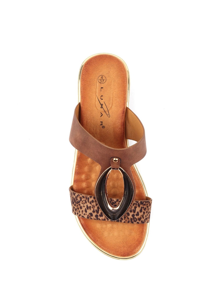 Lunar Brown Paradise Sandals - Image 7 of 7
