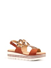 Lunar Brown Jaslene Sandals - Image 2 of 6