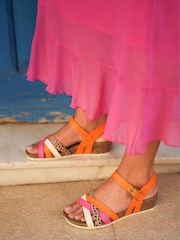Lunar Orange Selina Sandals - Image 1 of 7