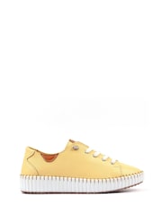 Lunar Yellow Faith Leather Shoes - Image 4 of 7