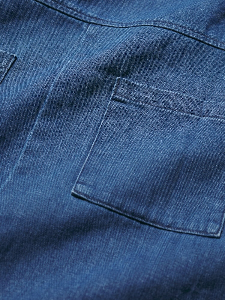 Seasalt Cornwall Blue Salt Weave Pinafore - Image 5 of 5