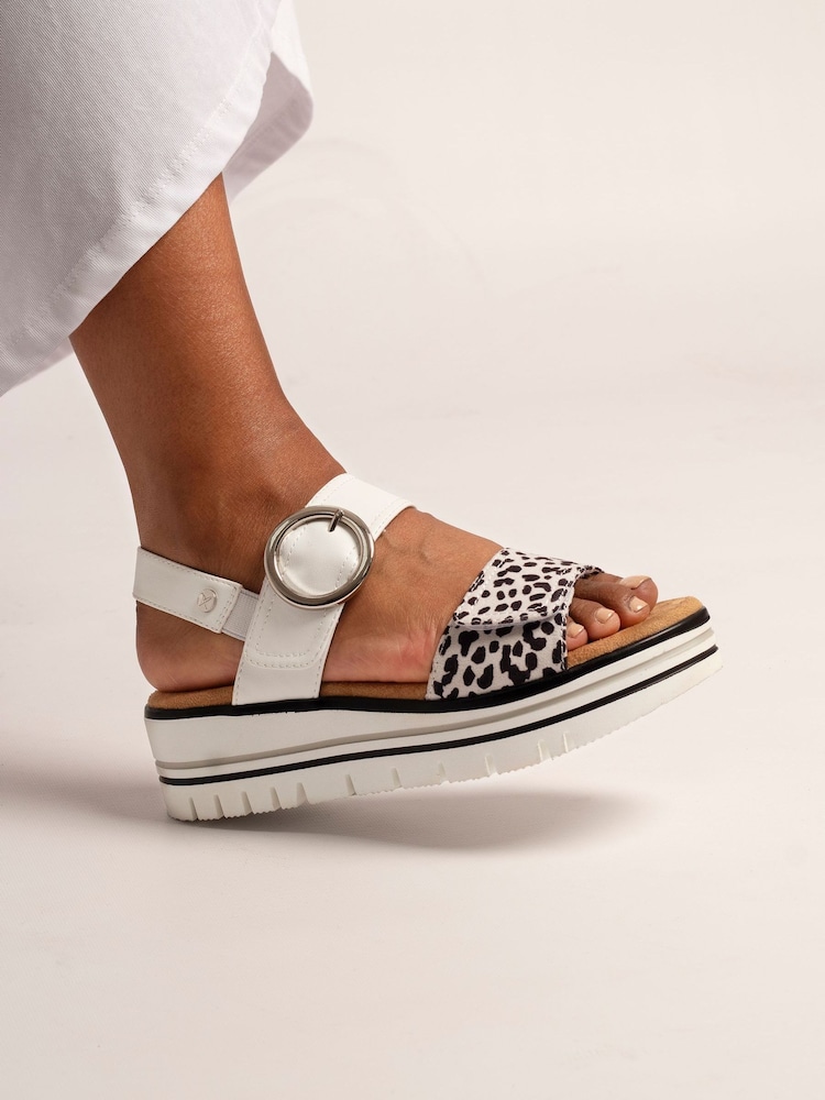 Lunar White Ronda Sandals - Image 1 of 7