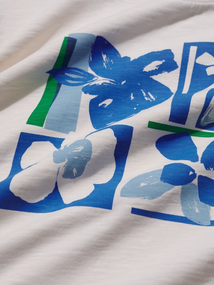 Seasalt Cornwall White Copseland T-Shirt - Image 5 of 5