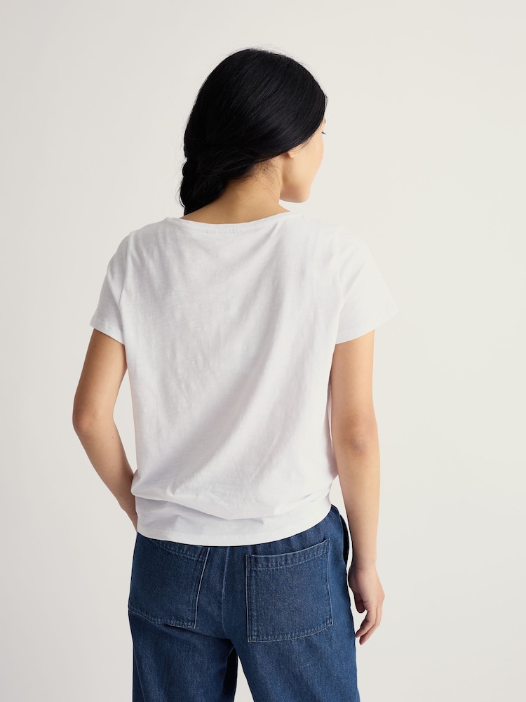 Seasalt Cornwall White Appletree T-Shirt - Image 2 of 5