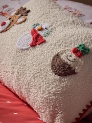 Weihnachtliches Kissen mit Charakter-Trio - Bild 2 von 5
