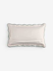 Natural Christmas Gingerbread Embroidered 30 X 50cm Cushion - Image 4 of 4