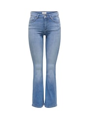ONLY Mid Waist Flared With Super Stretch Jeans - Imaginea 6 din 7