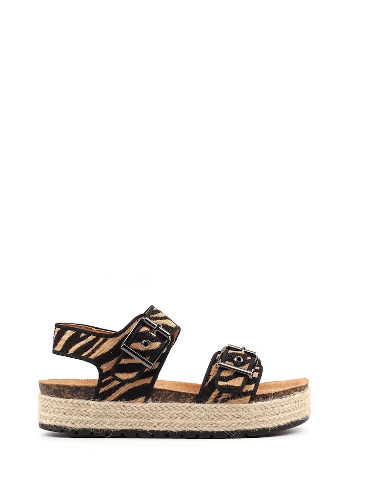 Lunar Black Encode Sandals - Image 2 of 6