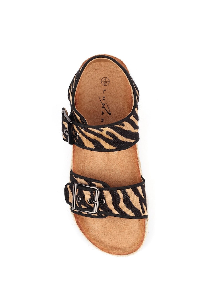 Lunar Black Encode Sandals - Image 6 of 6