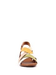 Lunar Green Olympia Heel Lea. Sandals - Image 4 of 6