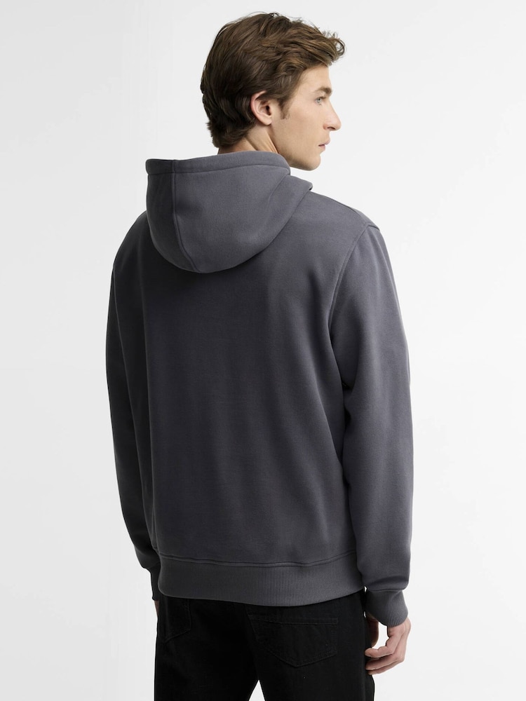 Barbour® International Grey Inline Hooded Sweatshirt - Image 2 of 5